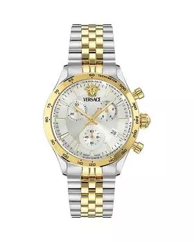 Часы мужские Hellenyium, 40 мм Versace, серебряный