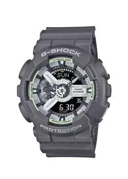 Часы мужские наручные Ga-110Hd-8Adr пластиковые серые Casio, мультиколор