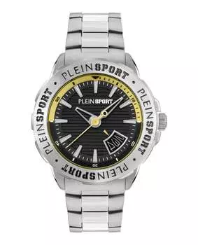 Часы мужские PLEIN SPORT, цвет silver/stainless steel/black