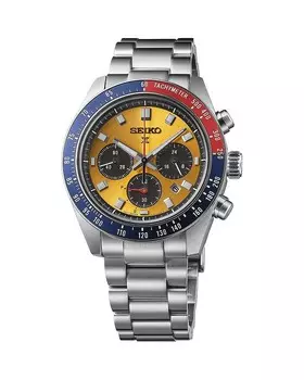Часы мужские Prospex Speedtimer 5, 41 мм Seiko Watch, серебряный