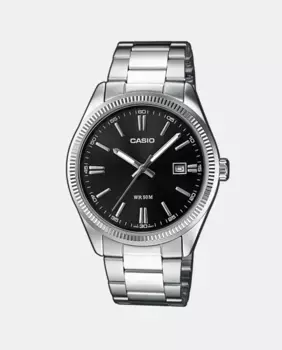 Часы мужские стальные МТП-1302ПД-1А1ВЭФ Casio, серебрянный
