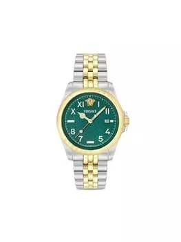 Часы мужские Версаче Ронда 41мм Versace, зеленый