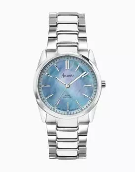 Часы на каждый день с солнечными батареями синего цвета Accurist