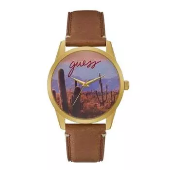 Часы наручные Guess Desert, коричневый