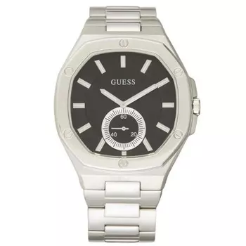 Часы наручные Guess, серебристый