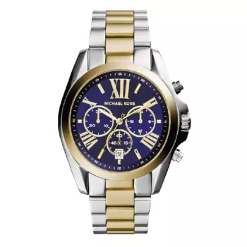 Часы наручные Michael Kors Bradshaw c хронографом, серебристый / золотой