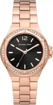 Часы наручные Michael Kors Lennox Pav Rose Gold-Tone, розовый