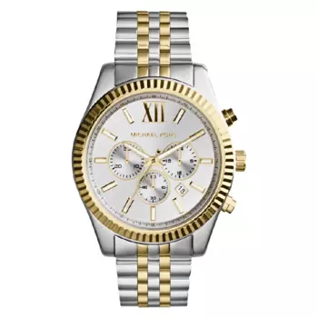 Часы наручные Michael Kors Lexington с хронографом, серебристый