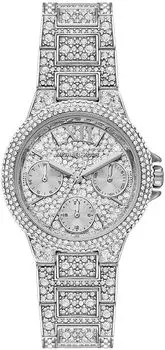 Часы наручные Michael Kors Mini Camille Pav Silver-Tone, серебистый