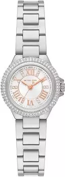 Часы наручные Michael Kors Mini Camille Pav Silver-Tone, серебристый