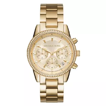 Часы наручные Michael Kors Ritz с хронографом, золотой