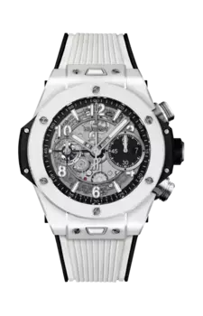 Часы og big bang unico cer/caucciu auto 42mm q.skeletro chrono Hublot