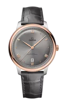 Часы Omega De ville prestige coaxial master chronometer с розовым золотом 40 мм