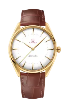 Часы Omega Seamaster olympic official timekeeper coaxial master chronometer с желтым золотом 39,50 мм