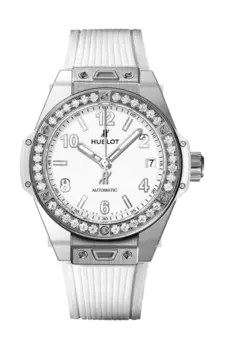 Часы one click steel white diamonds Hublot
