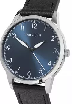 Часы Oscar Carlheim, серебристо-синие