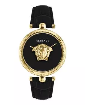 Часы Palazzo Empire Strap Versace, черный/золотой/черный
