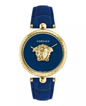 Часы Palazzo Empire Strap Versace, синий/золотой/синий