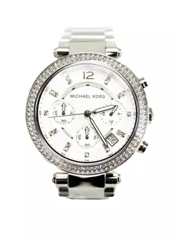 Часы Parker Chronograph из нержавеющей стали серебристого тона MK5353 Michael Kors