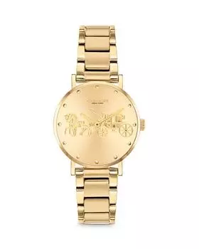 Часы Перри, 28 мм COACH, цвет Gold