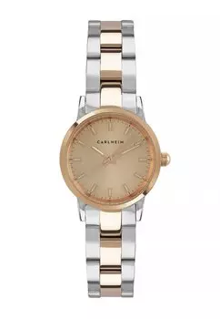 Часы Petit Round Anna Carlheim, серебро/розовое/золото