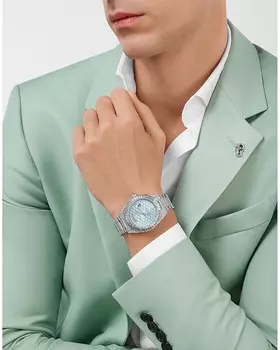 Часы PHILIPP PLEIN Date Superlative, 42 мм, серебряный