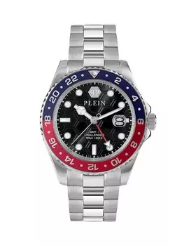 Часы PHILIPP PLEIN GMT-I Challenger, 44 мм, черный