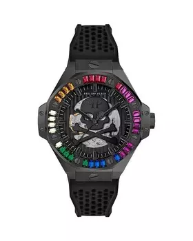 Часы PHILIPP PLEIN Plein $keleton Royal, 46 мм, черный