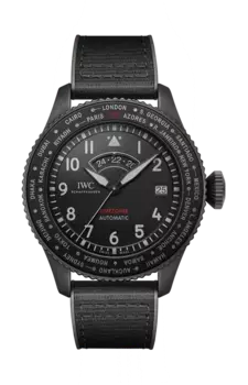 Часы pilot’s watch timezoner top gun ceratanium Iwc Schaffhausen