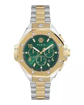 Часы Plein Chrono Royal PHILIPP PLEIN, цвет two tone/two tone/green