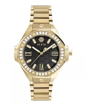 Часы Plein Lady Royal Crystal PHILIPP PLEIN, золотой/золотой/черный