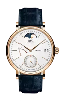 Часы portofino hand wound moon phase Iwc Schaffhausen