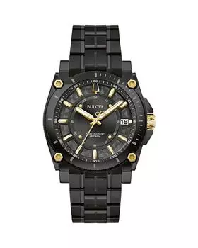 Часы Precisionist Icon, 40 мм Bulova, цвет Black