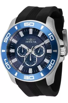 Часы pro дайвер 37186 50 мм Invicta, серебряный