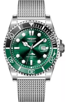 Часы pro дайвер 47174 43 мм Invicta, серебряный