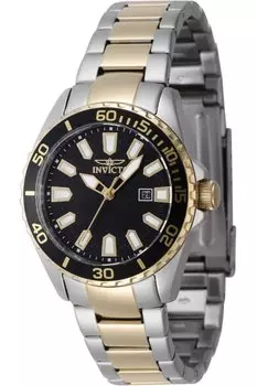 Часы pro дайвер 47345 34 мм Invicta, серебряный