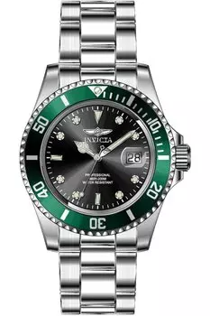 Часы pro дайвер 47353 40 мм Invicta, серебряный