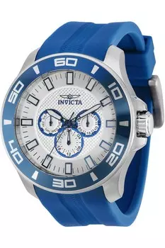 Часы pro diver 36610 50 мм Invicta, серебряный