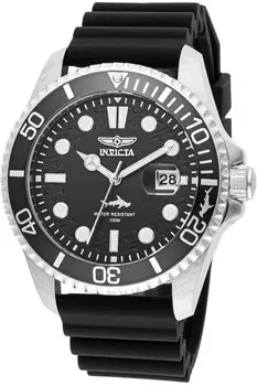 Часы pro diver 47161 43 мм Invicta, серебряный