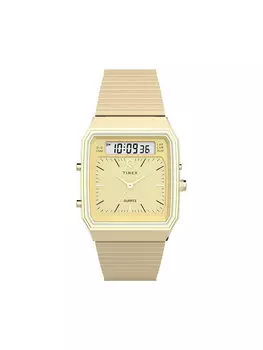 Часы Q Timex 1982 Chronograph TW2Y06000 Timex, золотой