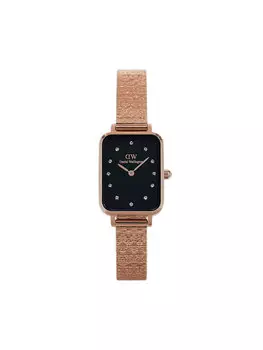 Часы Quadro Lumine Pressed Piano DW00100579 Daniel Wellington, черный/золотой