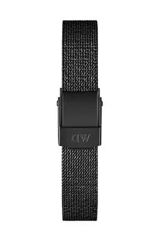 Часы Quadro Petite Pressed Ashfield Black Daniel Wellington, черный