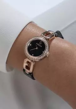 Часы QUARTZ ANALOG ARCO CHAIN Furla, цвет black