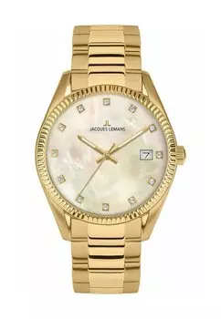 Часы QUARZ Jacques Lemans, золотой
