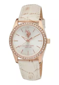 Часы RANYA U.S. Polo Assn., цвет rose gold light beige