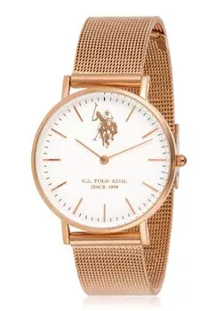 Часы REBEL U.S. Polo Assn., цвет rose gold white