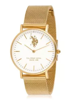 Часы REBEL U.S. Polo Assn., цвет yellow gold white