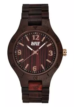 Часы Rifle, клен темного шоколада