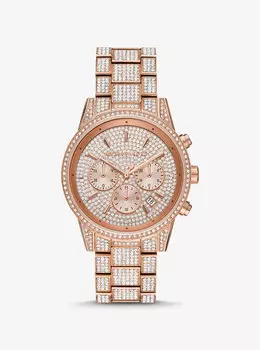 Часы Ritz Pav цвета розового золота Michael Kors, розовый