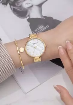 Часы River Thames Perlmutt Set Victoria Hyde, цвет gold silber